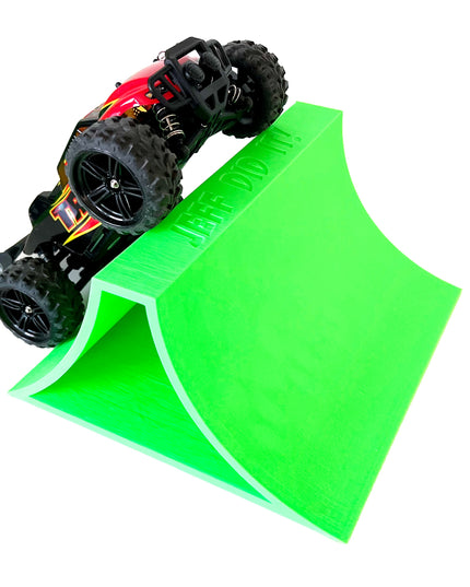 1/24th Monster Truck Stunt Ramp B - Works as Display Stand - Includes Anti Slip Rubber Feet - Catch Big Air!