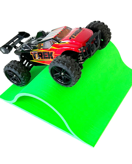 1/24th Monster Truck Jump / Roll Over Ramp D - Works as Display Stand - Includes Anti Slip Rubber Feet