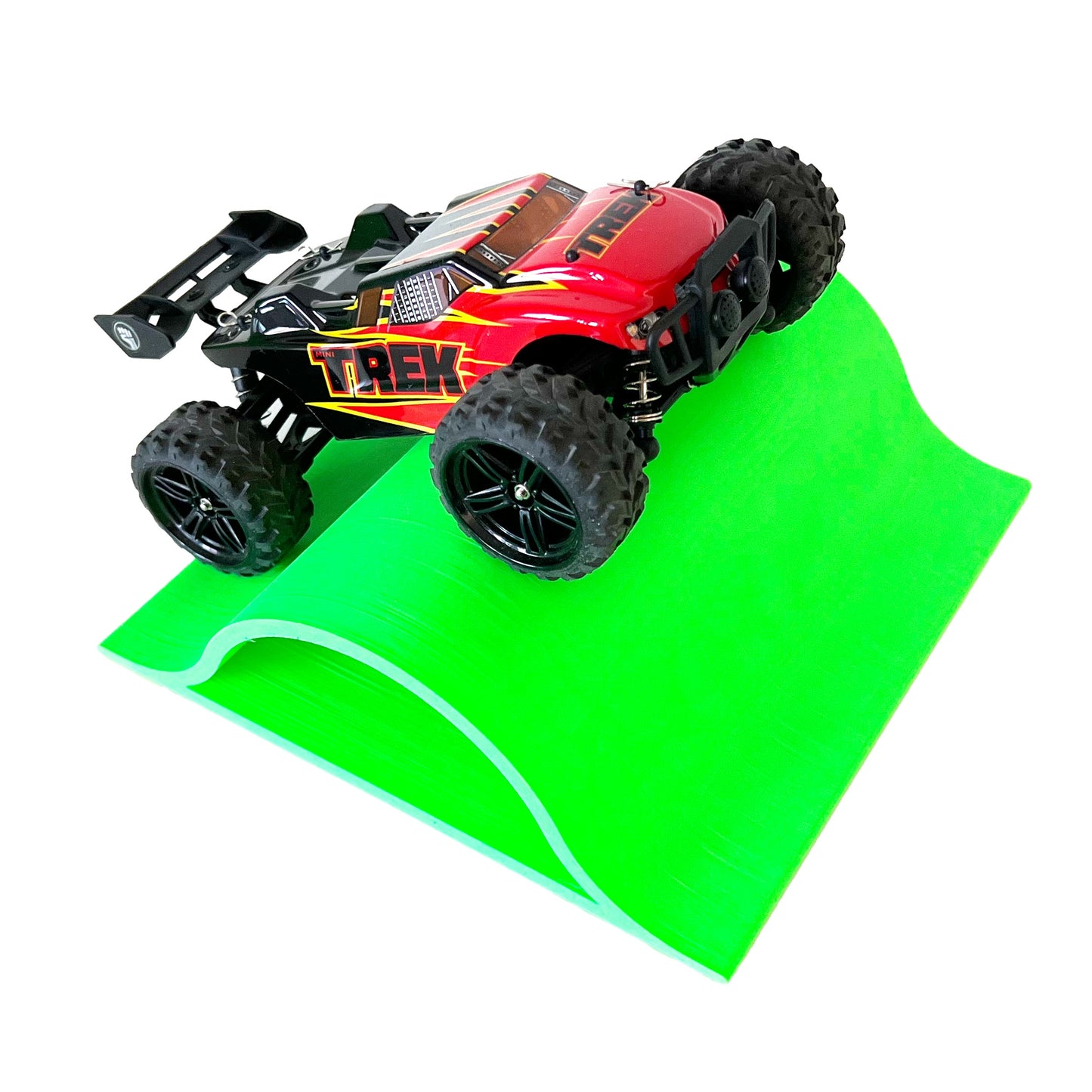 1/24th Monster Truck Jump / Roll Over Ramp D - Works as Display Stand - Includes Anti Slip Rubber Feet