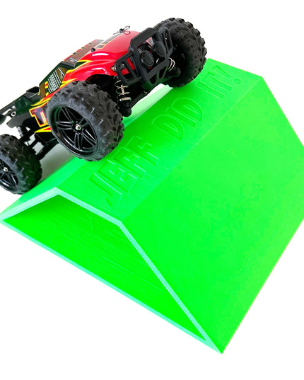 1/24th Monster Truck Jump / Roll Over Ramp F - Works as Display Stand - Includes Anti Slip Rubber Feet