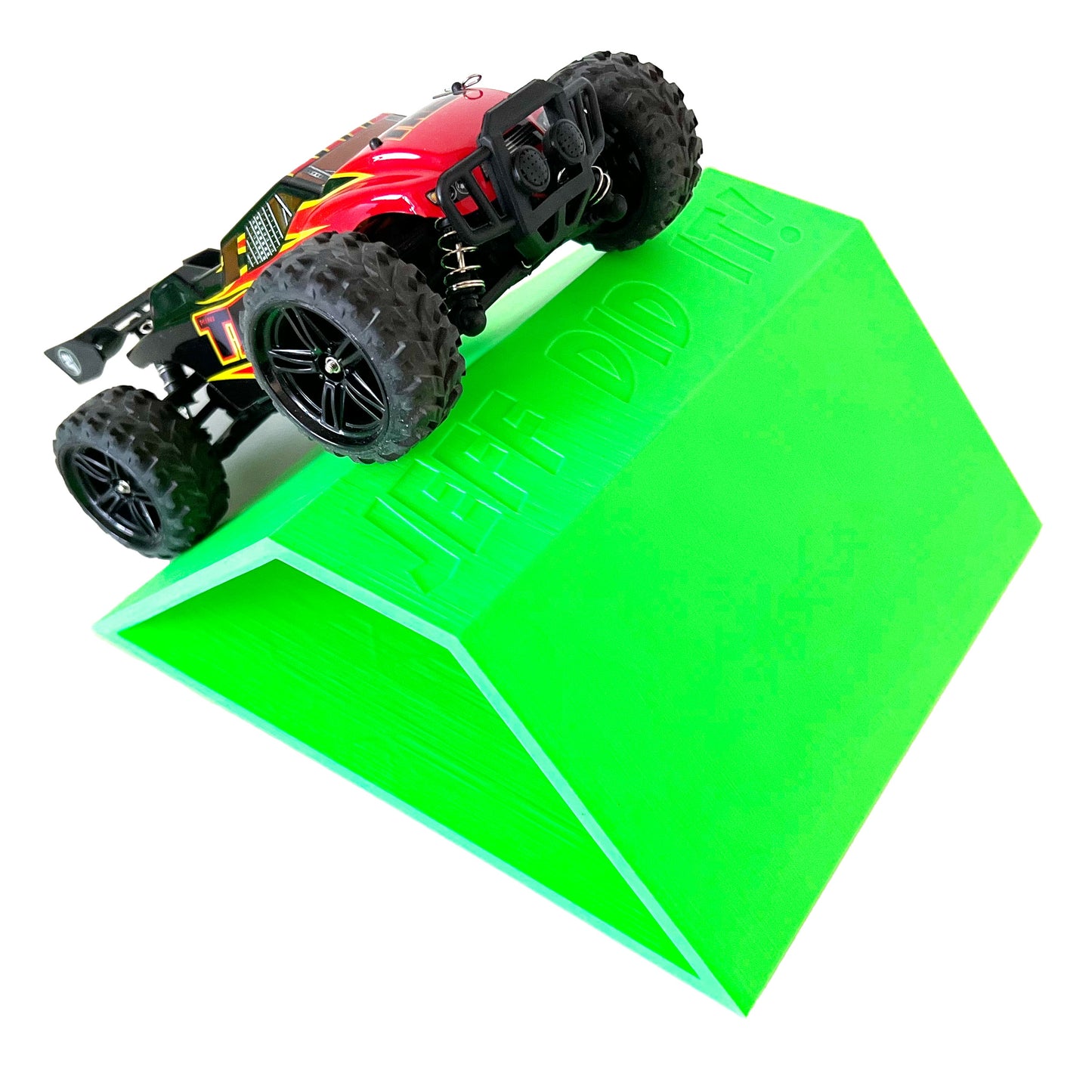 1/24th Monster Truck Jump / Roll Over Ramp F - Works as Display Stand - Includes Anti Slip Rubber Feet