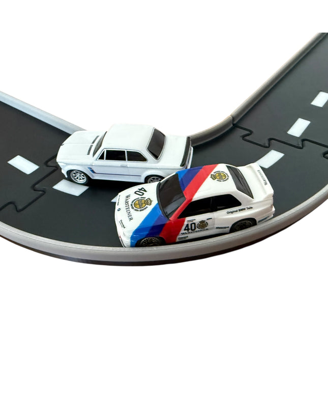 Jeff Did It - nano RC Sq Oval 2 Lane Track Set - 3 Color - HPI nano and other nano RC's & Hot Wheels, Match Box and 1/64 Scale Cars Trucks