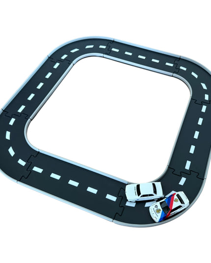 Jeff Did It - nano RC Sq Oval 2 Lane Track Set - 3 Color - HPI nano and other nano RC's & Hot Wheels, Match Box and 1/64 Scale Cars Trucks