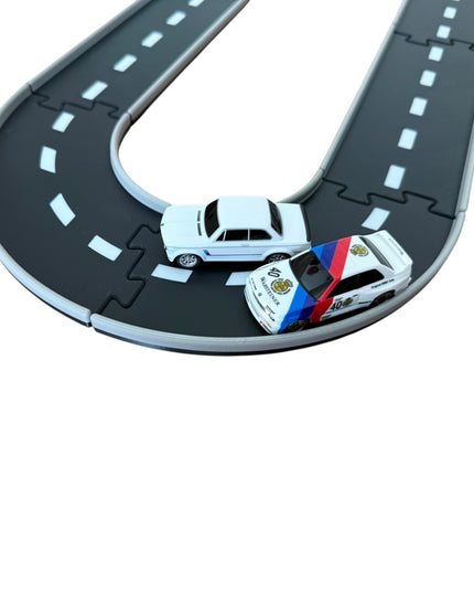 Jeff Did It - nano RC Sq Oval 2 Lane Track Set - 3 Color - HPI nano and other nano RC's & Hot Wheels, Match Box and 1/64 Scale Cars Trucks