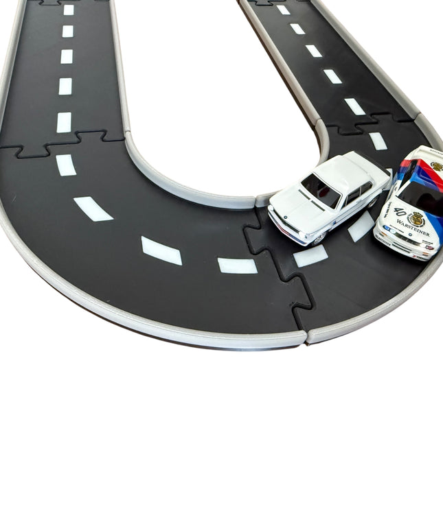 Jeff Did It - nano RC Sq Oval 2 Lane Track Set - 3 Color - HPI nano and other nano RC's & Hot Wheels, Match Box and 1/64 Scale Cars Trucks