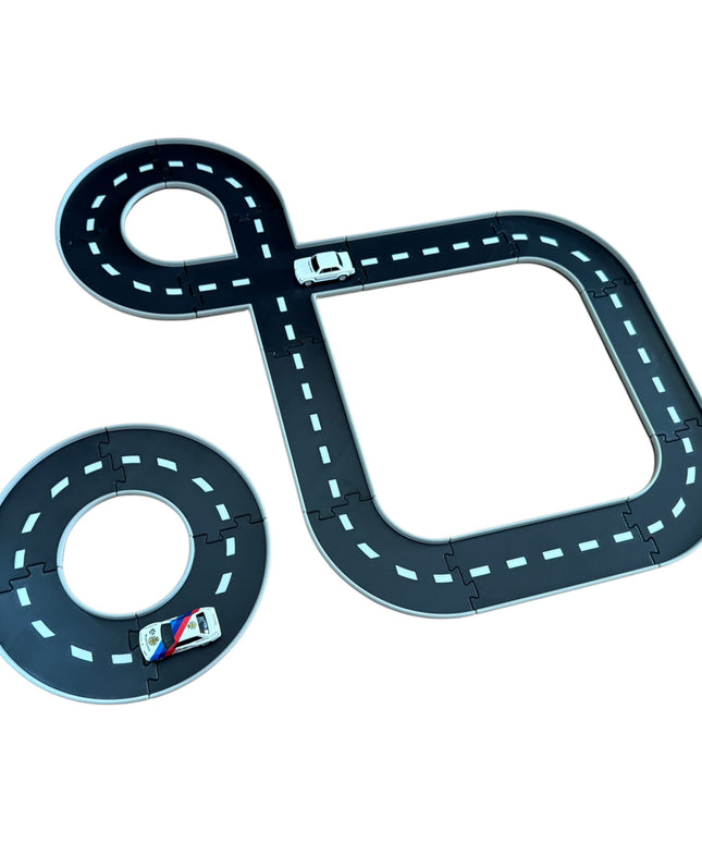 Jeff Did It - nano RC 2 Lane Track Set #1 - 3 Color - HPI nano and other nano RC's , Match Box and 1/64 Scale Cars Trucks