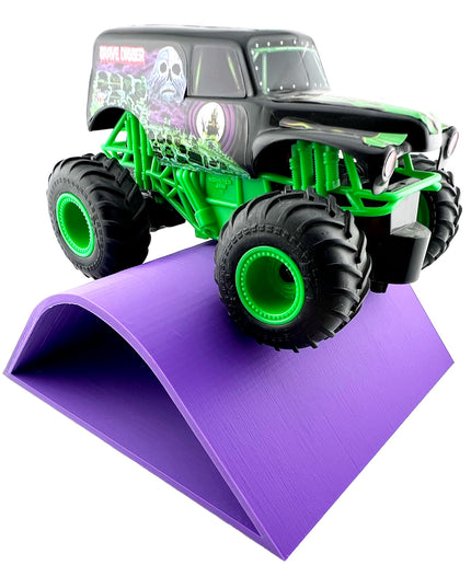 1/24th Monster Truck Jump / Roll Over Ramp C - 200mm Wide - Works as Display Stand - Includes Anti Slip Rubber Feet