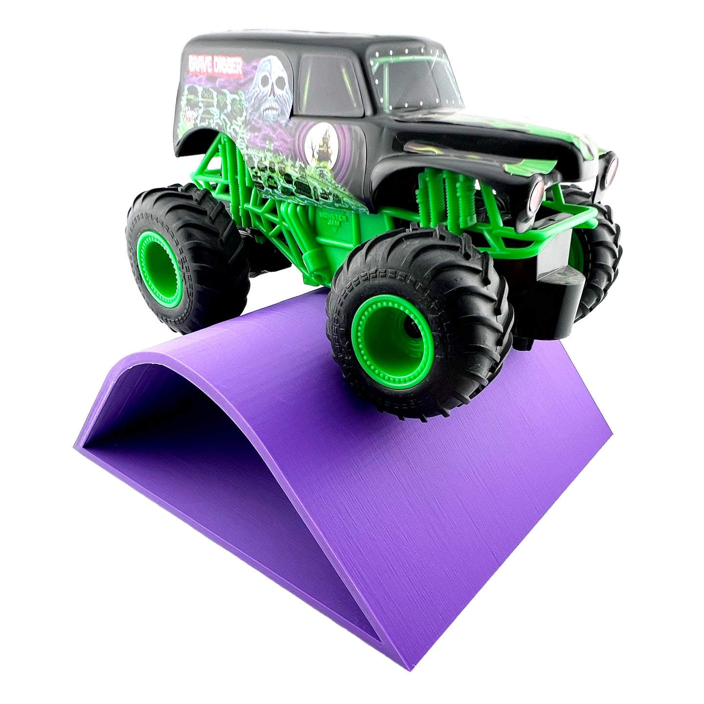 1/24th Monster Truck Jump / Roll Over Ramp C - 200mm Wide - Works as Display Stand - Includes Anti Slip Rubber Feet