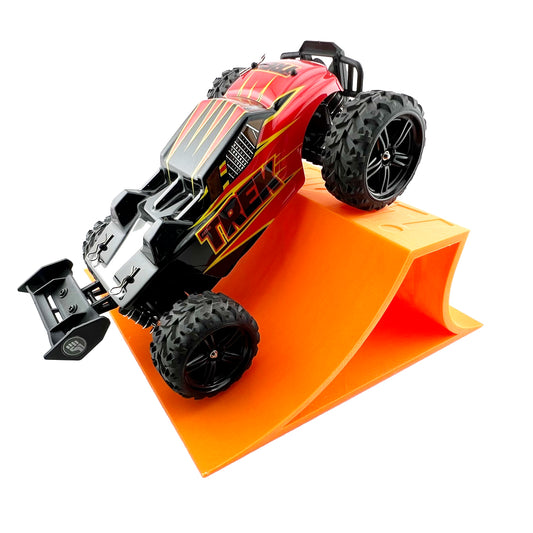 1/24th Monster Truck Stunt Ramp A - Works as Display Stand - Includes Anti Slip Rubber Feet - Catch Big Air!