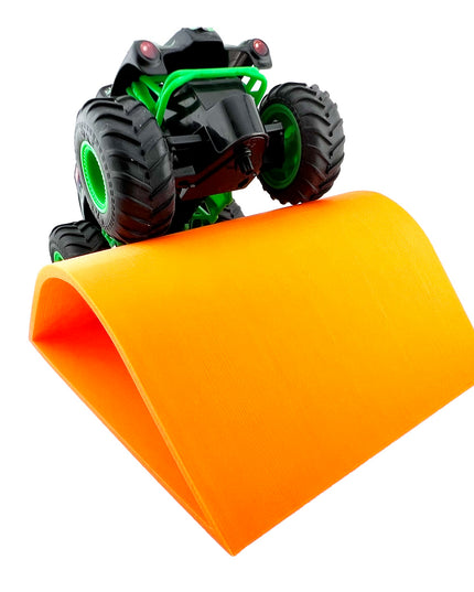 1/24th Monster Truck Jump / Roll Over Ramp C - 200mm Wide - Works as Display Stand - Includes Anti Slip Rubber Feet