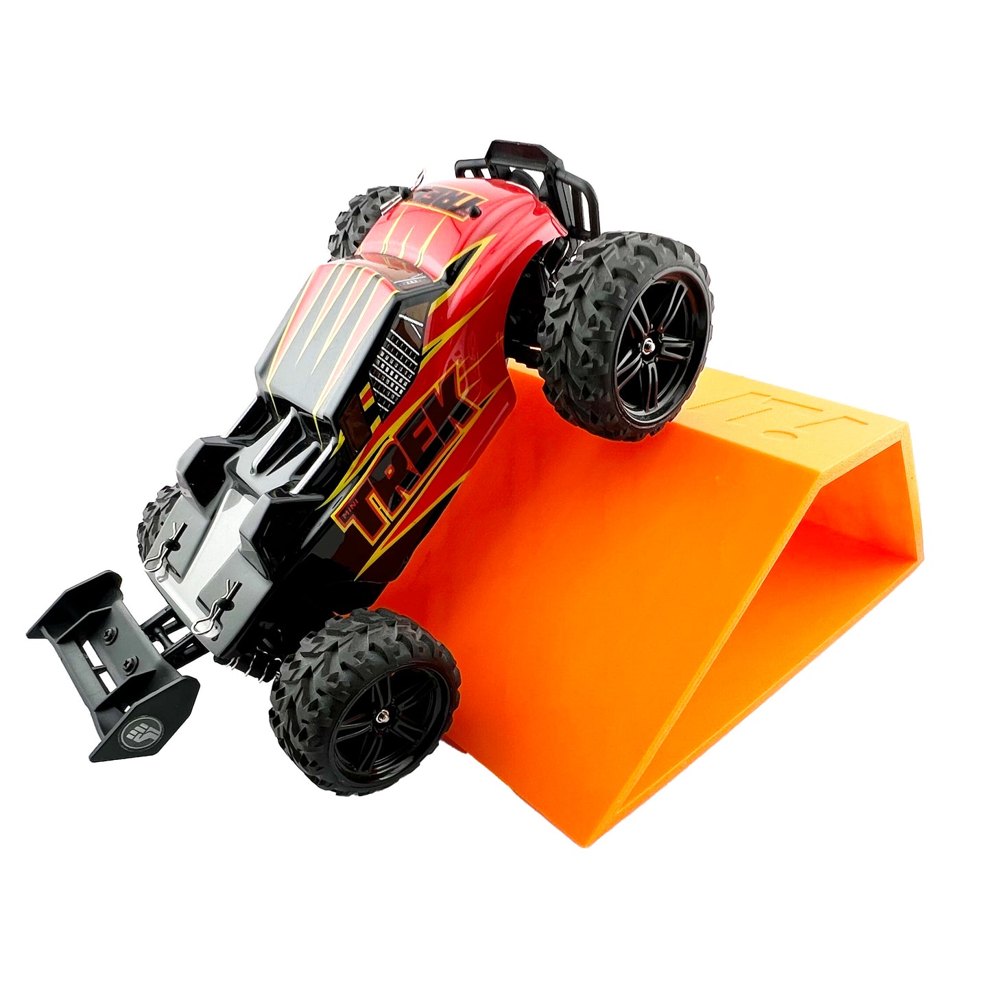 1/24th Monster Truck Jump / Roll Over Ramp F - Works as Display Stand - Includes Anti Slip Rubber Feet