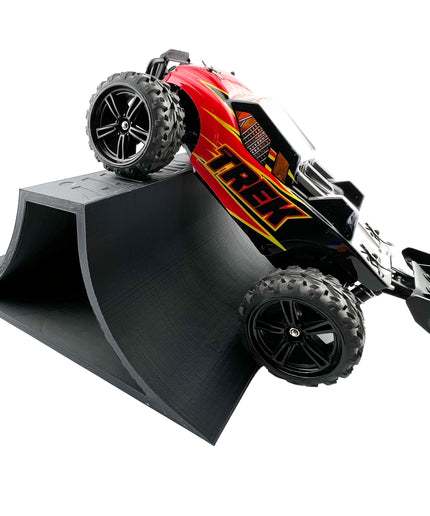 1/24th Monster Truck Stunt Ramp A - Works as Display Stand - Includes Anti Slip Rubber Feet - Catch Big Air!