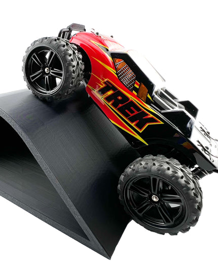 1/24th Monster Truck Jump / Roll Over Ramp C - 200mm Wide - Works as Display Stand - Includes Anti Slip Rubber Feet