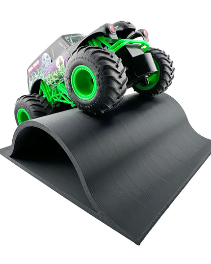 1/24th Monster Truck Jump / Roll Over Ramp D - Works as Display Stand - Includes Anti Slip Rubber Feet