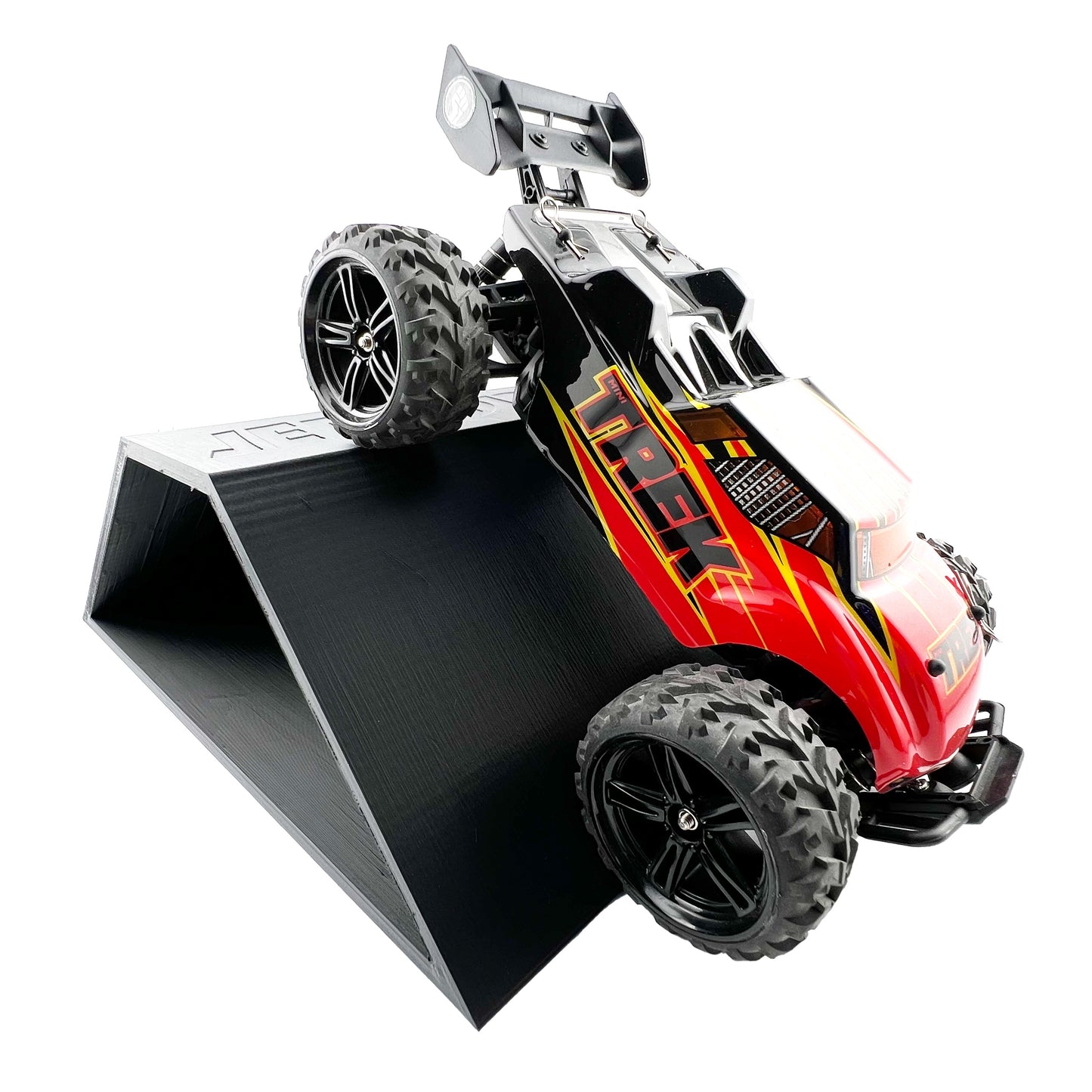 1/24th Monster Truck Jump / Roll Over Ramp F - Works as Display Stand - Includes Anti Slip Rubber Feet