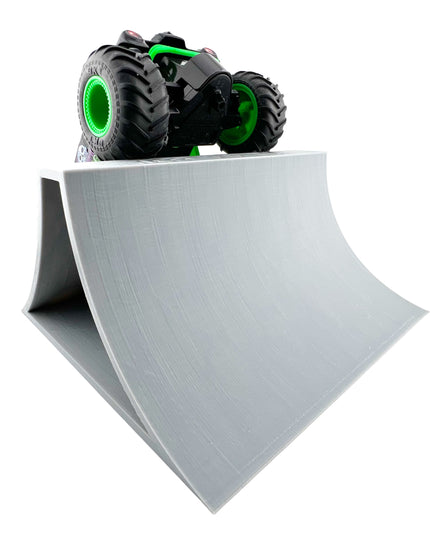 1/24th Monster Truck Stunt Ramp B - Works as Display Stand - Includes Anti Slip Rubber Feet - Catch Big Air!