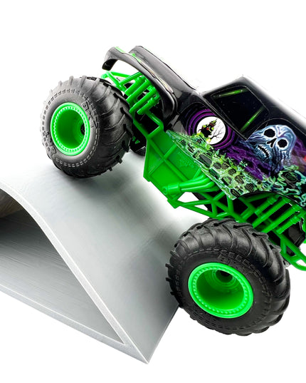 1/24th Monster Truck Jump / Roll Over Ramp C - 200mm Wide - Works as Display Stand - Includes Anti Slip Rubber Feet