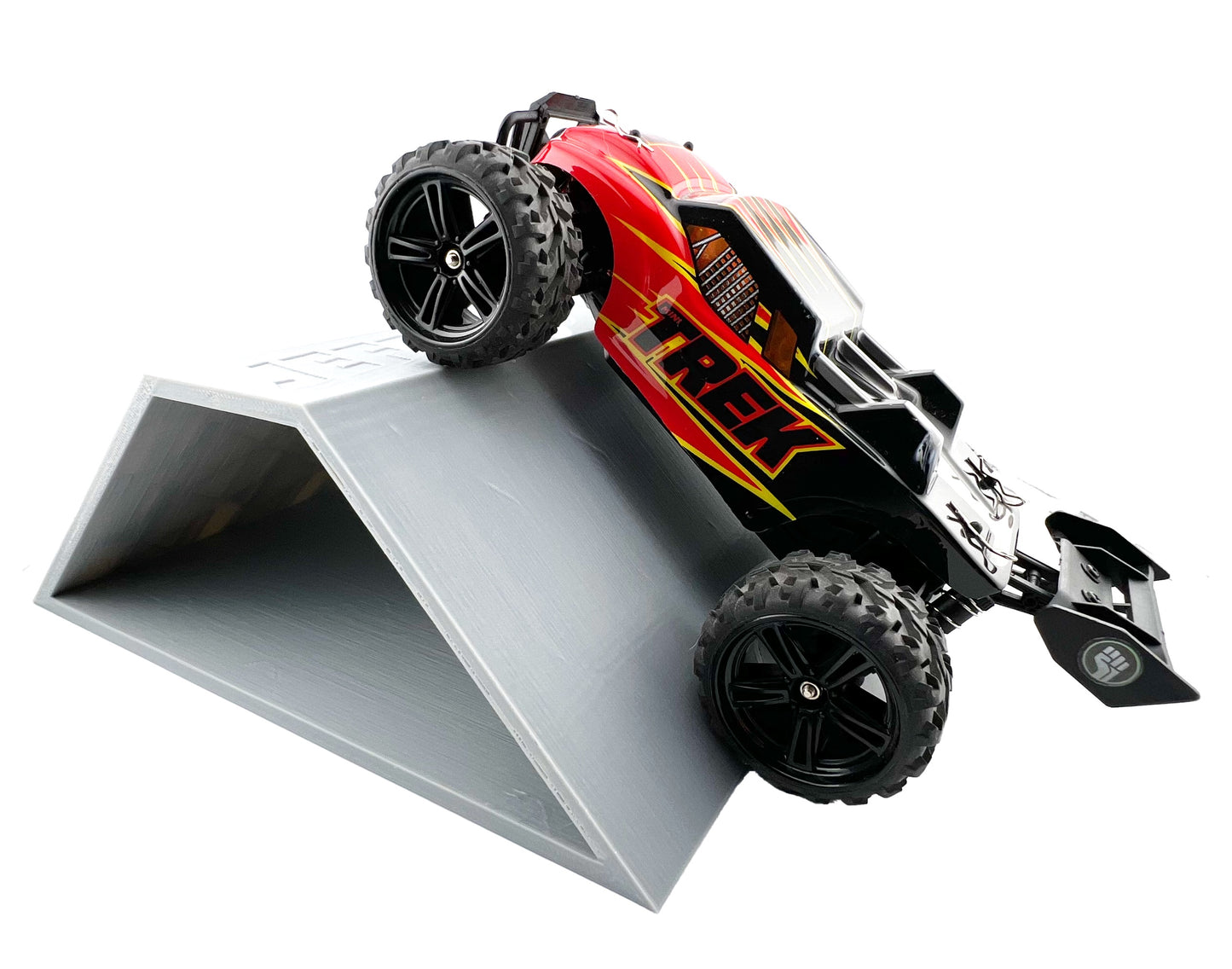 1/24th Monster Truck Jump / Roll Over Ramp F - Works as Display Stand - Includes Anti Slip Rubber Feet