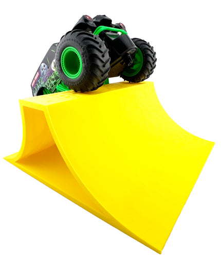 1/24th Monster Truck Stunt Ramp A - Works as Display Stand - Includes Anti Slip Rubber Feet - Catch Big Air!