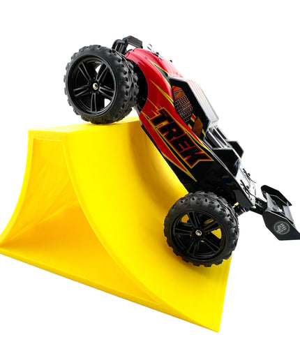 1/24th Monster Truck Stunt Ramp B - Works as Display Stand - Includes Anti Slip Rubber Feet - Catch Big Air!