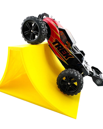 1/24th Monster Truck Stunt Ramp B - Works as Display Stand - Includes Anti Slip Rubber Feet - Catch Big Air!