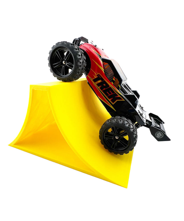 1/24th Monster Truck Stunt Ramp B - Works as Display Stand - Includes Anti Slip Rubber Feet - Catch Big Air!
