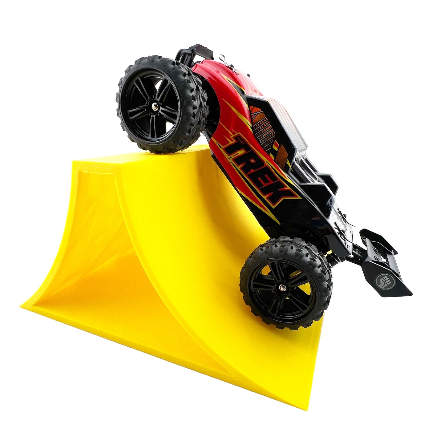 1/24th Monster Truck Stunt Ramp B - Works as Display Stand - Includes Anti Slip Rubber Feet - Catch Big Air!