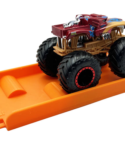 Jeff Did It! - Hot Wheels Monster Truck - 2 Lane Bridge Staggered Bumps Track Upgrade - 3D Printed - Designed and Made in the USA