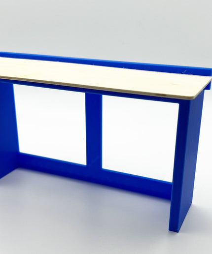 1/12 Scale 6 Foot Work Bench with Real Wood Top Surface Perfect Edition for your Scale Garage, Doll house or Diorama