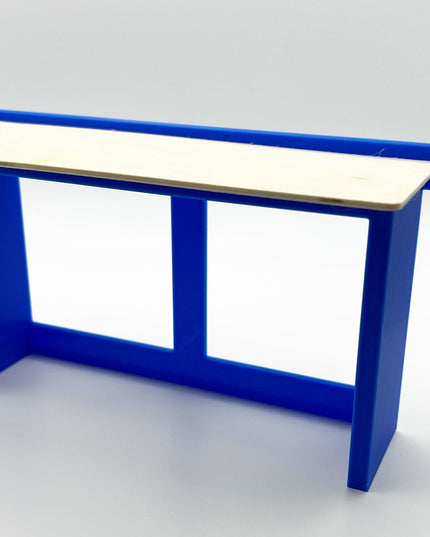 1/12 Scale 6 Foot Work Bench with Real Wood Top Surface Perfect Edition for your Scale Garage, Doll house or Diorama