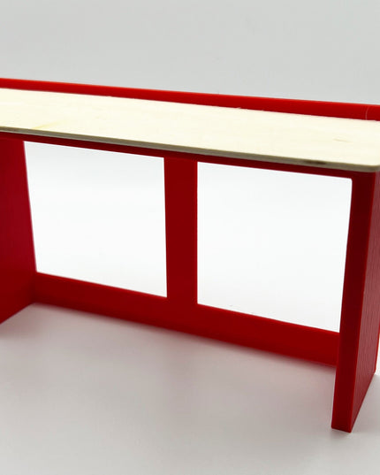 1/12 Scale 6 Foot Work Bench with Real Wood Top Surface Perfect Edition for your Scale Garage, Doll house or Diorama