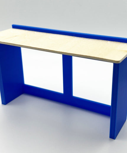 1/14 Scale 6 Foot Work Bench with Real Wood Top Surface Perfect Edition for your Scale Garage, Doll house or Diorama