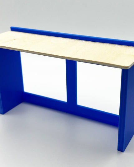 1/14 Scale 6 Foot Work Bench with Real Wood Top Surface Perfect Edition for your Scale Garage, Doll house or Diorama