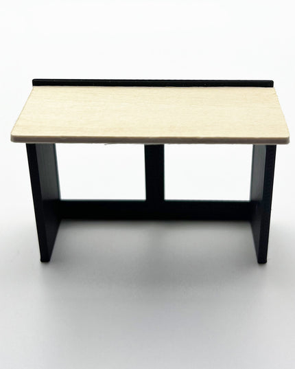 1/24 Scale 5 Foot Work Bench with Real Wood Top Surface Perfect Edition for your Scale Garage, Doll house or Diorama