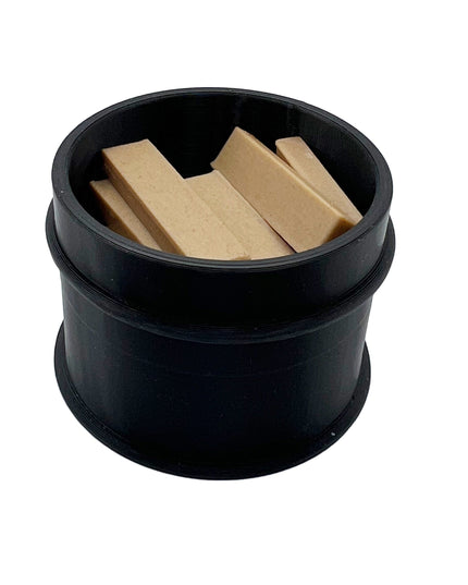 1/10 Scale Fire Pit 1/2 Barrel Check the Video - Flickers Just like the real thing - Includes Tea light and scale 2 x 4's