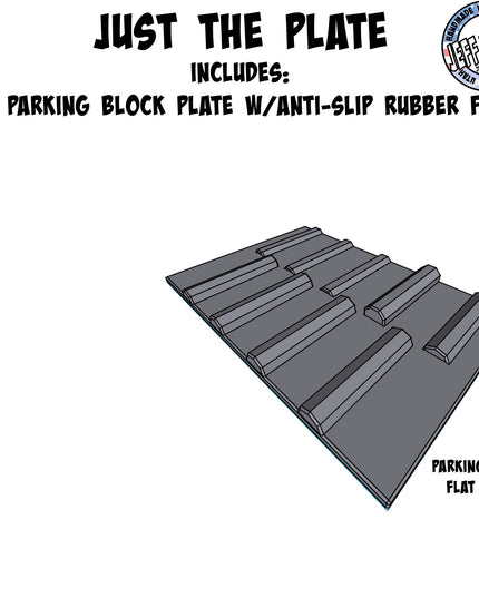 1/16- 1/18th Up / Down Plate - Flat / Bridge Plate - Parking Block - Monster Truck - Crawler Scale - Anti Slip Rubber Feet - Expandable