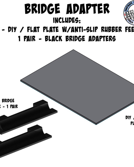 1/16- 1/18th Smooth - Monster Truck - Crawler Scale - Up / Down Plate - Flat - Bridge - Includes Anti Slip Rubber Feet - Expandable
