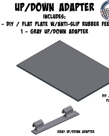 1/16- 1/18th Smooth - Monster Truck - Crawler Scale - Up / Down Plate - Flat - Bridge - Includes Anti Slip Rubber Feet - Expandable