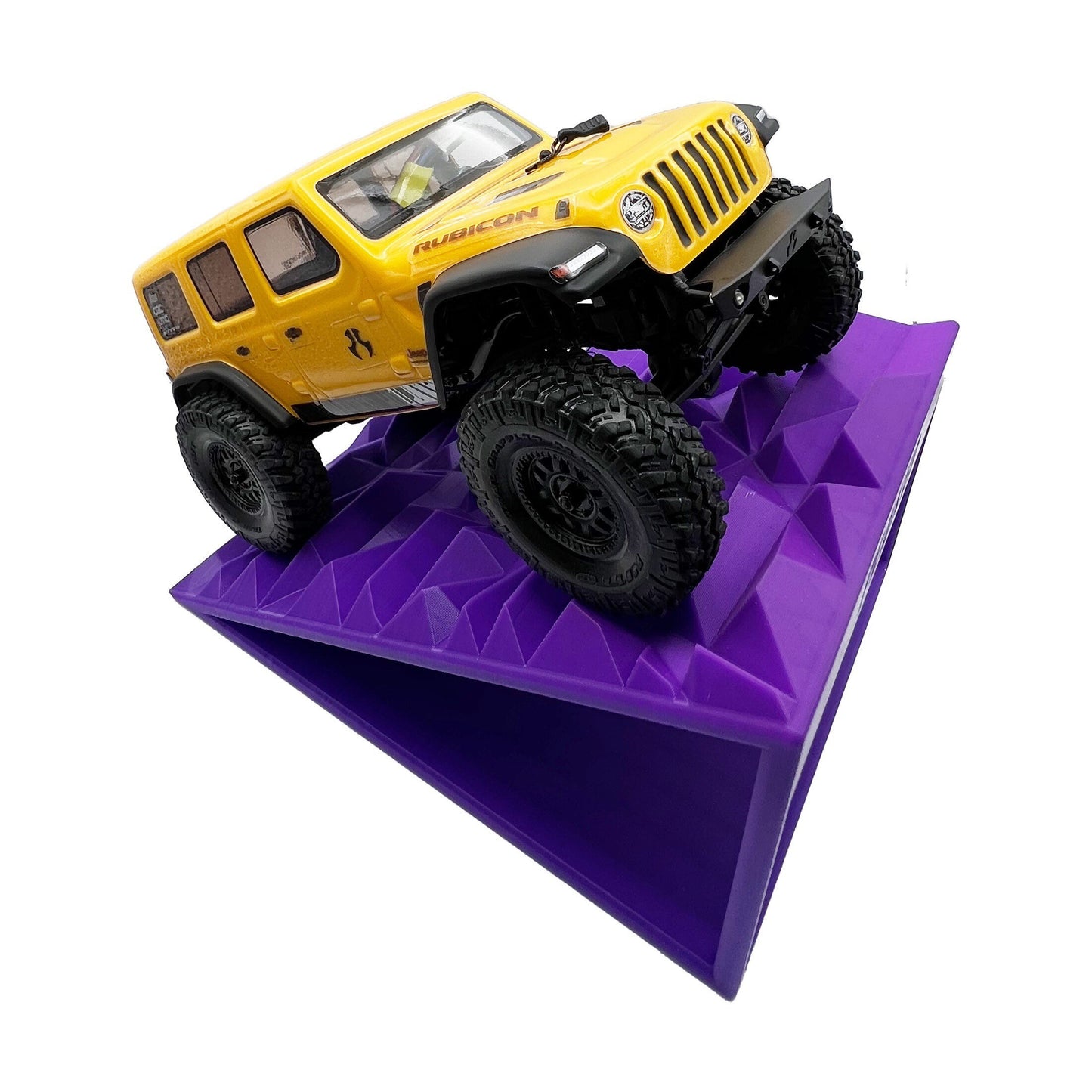 1/24th Ramp Peaked Terrain  - Monster Truck - Crawler Scale - Works as Display Stand - Includes Anti Slip Rubber Feet - Expandable