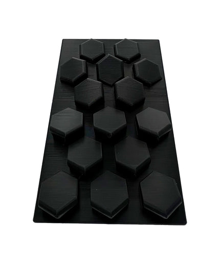 1/24th Ramp Hexed Terrain  - Monster Truck - Crawler Scale - Works as Display Stand - Includes Anti Slip Rubber Feet - Expandable
