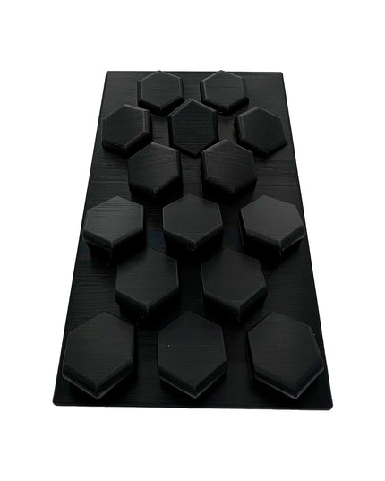 1/24th Ramp Hexed Terrain  - Monster Truck - Crawler Scale - Works as Display Stand - Includes Anti Slip Rubber Feet - Expandable