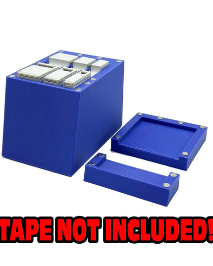 Tamiya Masking Tape Holder - Holds 6, 10 and 18mm wide rolls with Anti-Slip Rubber Feet - Easy to swap out with Magnetic Top  - 3D Printed