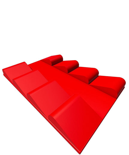 1/24th Up / Down Plate - Flat / Bridge Plate - Rounded Sawback - Monster - Crawler Scale - Adapters - Anti Slip Rubber Feet - Expandable