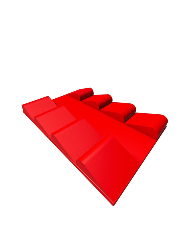 1/24th Up / Down Plate - Flat / Bridge Plate - Rounded Sawback - Monster - Crawler Scale - Adapters - Anti Slip Rubber Feet - Expandable