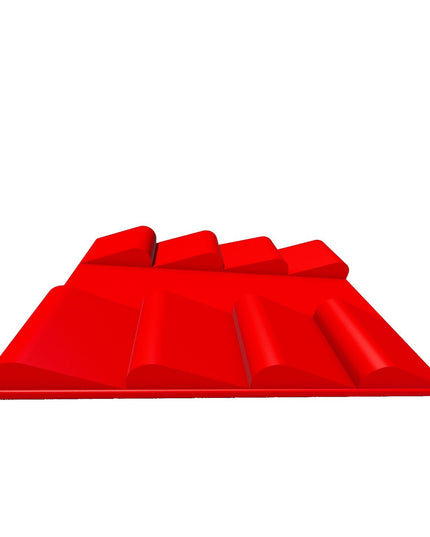 1/24th Set2 Flat Flat / Bridge Plate Set - 5 Bridge Plates - Monster Truck - Crawler Scale - Anti Slip Rubber Feet - Expandable