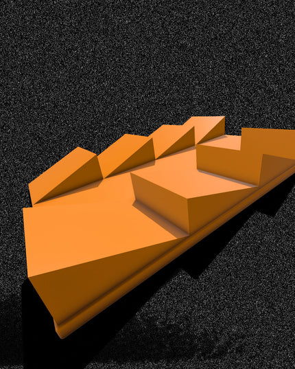 1/16 - 1/18th  Up / Down Plate - Flat / Bridge Plate - Sawback 2 - Monster Truck - Crawler Scale - Anti Slip Rubber Feet - Expandable