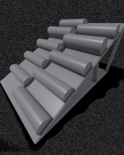 1/16-1/18th Set 2 Ramp Set - 5 Ramps - Monster Truck - Crawler Scale - Anti Slip Rubber Feet - Expandable