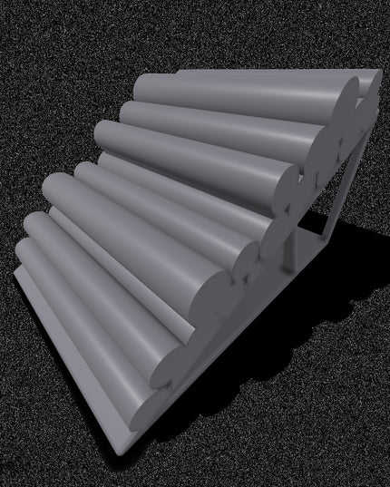 1/16-1/18th Set 2 Ramp Set - 5 Ramps - Monster Truck - Crawler Scale - Anti Slip Rubber Feet - Expandable