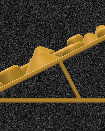 1/24th Ramp Bumpy Terrain with Up / Down Ramp - Monster Truck - Crawler Scale - Works as Display Stand - Anti Slip Rubber Feet