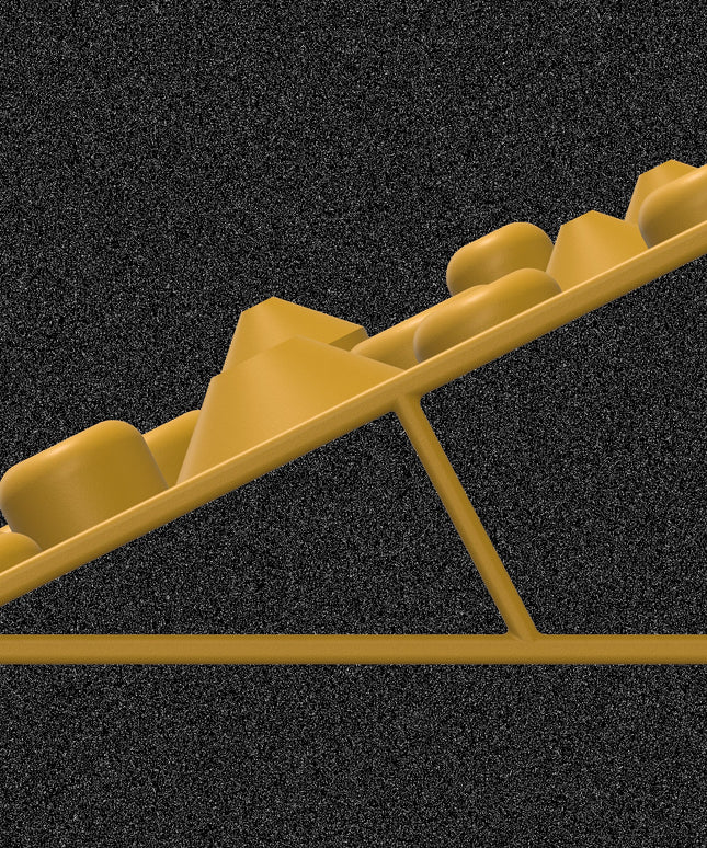 1/24th Ramp Bumpy Terrain with Up / Down Ramp - Monster Truck - Crawler Scale - Works as Display Stand - Anti Slip Rubber Feet